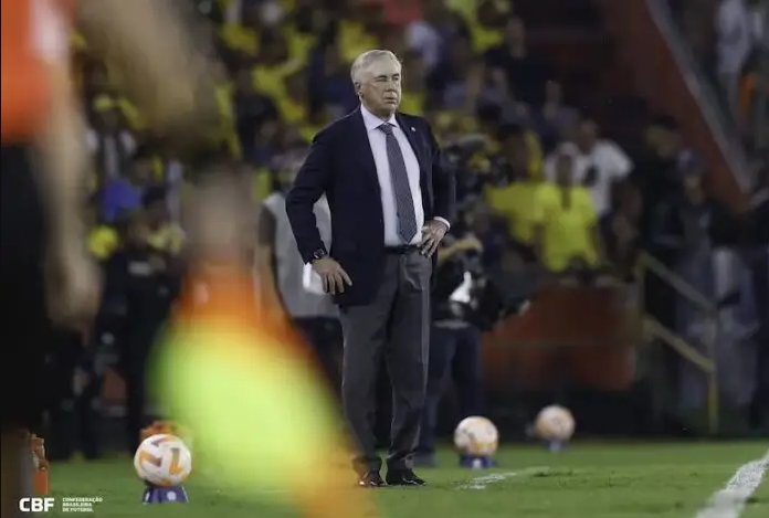 Ancelotti aprova empate na estreia na Seleção: ‘Saímos satisfeitos’