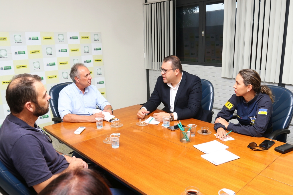 Prefeito Alan se reúne com diretor-presidente do Detran-MS para nova parceria